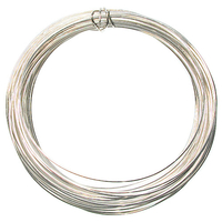 Image German Craft Wire 22 gauge  round silver