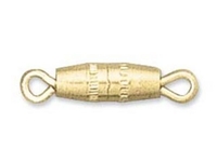 Image base metal small screw clasp gold finish