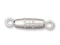 Image base metal small screw clasp nickel plate