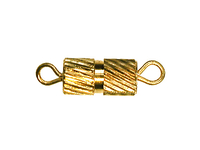 Image base metal fancy screw clasp gold finish