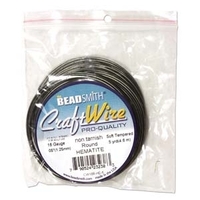 Image Craft Wire 16 gauge round hematite