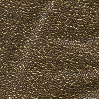 Image Seed Beads Miyuki delica size 11 metallic light bronze metallic