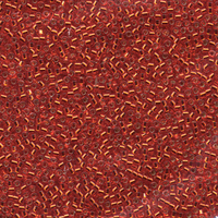 Image Seed Beads Miyuki delica size 11 flame red silver lined