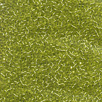 Image Seed Beads Miyuki delica size 11 chartreuse silver lined