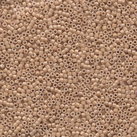 Image Seed Beads Miyuki delica size 11 tan opaque luster