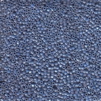 Image Seed Beads Miyuki delica size 11 denim blue opaque luster