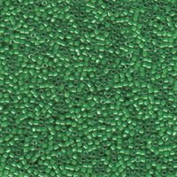 Image Seed Beads Miyuki delica size 11 light pea green color lined luster