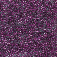 Image Seed Beads Miyuki delica size 11 fuchsia lined crystal color lined luster