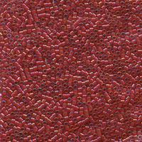 Image Seed Beads Miyuki delica size 11 red lined ab color lined iridescent