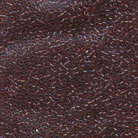 Image Seed Beads Miyuki delica size 11 ruby lined ab color lined iridescent