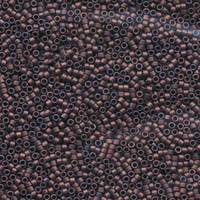 Image Seed Beads Miyuki delica size 11 dark rasberry metallic iridescent matte