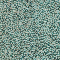 Image Seed Beads Miyuki delica size 11 light sage green metallic matte