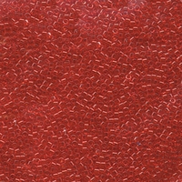 Image Seed Beads Miyuki delica size 11 orangish red transparent