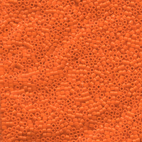 Image Seed Beads Miyuki delica size 11 orange opaque