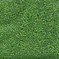 Image Seed Beads Miyuki delica size 11 green opaque