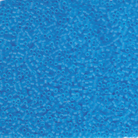 Image Seed Beads Miyuki delica size 11 aqua blue transparent matte