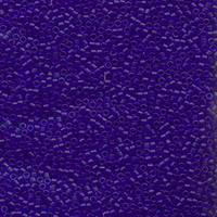 Image Seed Beads Miyuki delica size 11 cobalt blue transparent matte