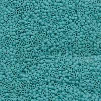 Image Seed Beads Miyuki delica size 11 turquoise green opaque matte
