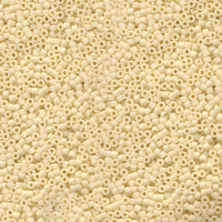 Image Seed Beads Miyuki delica size 11 dark cream opaque matte