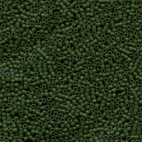 Image Seed Beads Miyuki delica size 11 jade green (dyed) opaque semi-matte