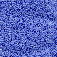 Image Seed Beads Miyuki delica size 11 periwinkle ab opaque iridescent matte
