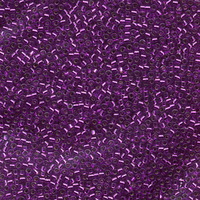 Image Miyuki delica size 11 bright purple silver lined