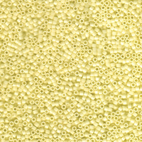 Image Seed Beads Miyuki delica size 11 pale yellow opaque