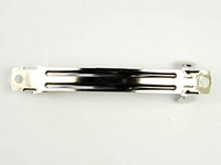 Image base metal 80mm french style barrette barrette silver