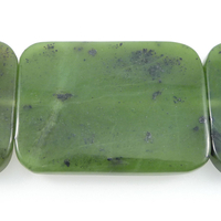 Image Jade 30 x 40mm rectangle deep green