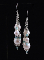 Image Swarovski Pearlescent White Earrings