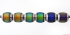 Image Mirage beads semi-round 6 x 7mm color changing
