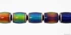 Image Mirage beads barrel 8 x 12mm color changing
