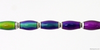 Image Mirage beads oval 5 x 12mm color changing