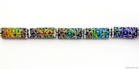 Image Mirage beads Secret garden 16 x 6mm color changing