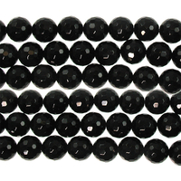 Image Black Onyx 10mm faceted round black