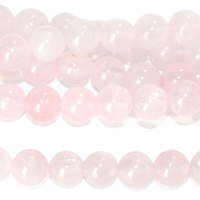 Image Rose Quartz 6mm round pink