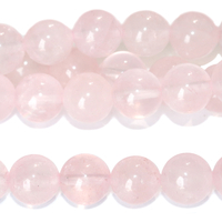 Image Rose Quartz 8mm round pink
