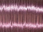 Image 2mm round mauve Rat Tail Satin Cord