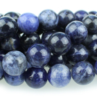 Image Sodalite 10mm round blue