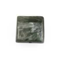 Image Seraphinite 16mm flat square mossy green