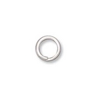 Image base metal 6mm splitring jumpring nickel silver