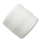 Image .5mm, extra-heavy #18 white Superlon bead cord