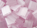 Image Seed Beads Miyuki tila 5x5x1.9 mm pale rose silk satin