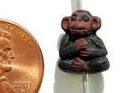 Image Clay Beads 12 x 9mm chimpanzee clay