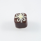 Image Clay Beads appx 10mm petit four chocolate clay