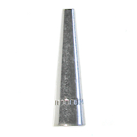 Image base metal 1 inch cone silver