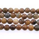 Image Venus Jasper 6mm round shades of brown and grey