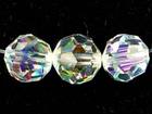 Image Specialty Beads Vintage German Crystal 8mm faceted round crystal aurore boreale